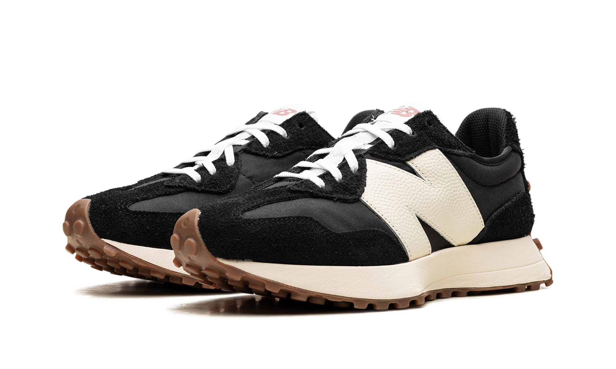 327 WMNS "Black White Gum" WS327BL